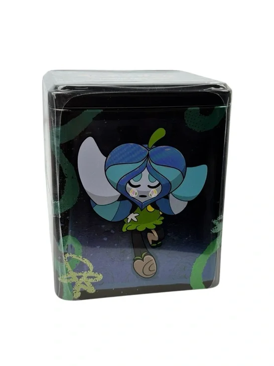 Pokémon TCG Eldegoss & Grimmsnarl Stacking Black Tin Square Sealed New - Picture 2 of 9